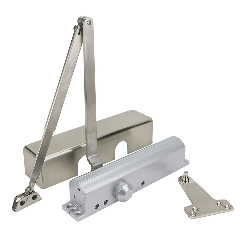 OUBAO 9016 adjustable power door closer with back check, hold-open option and non-handed design