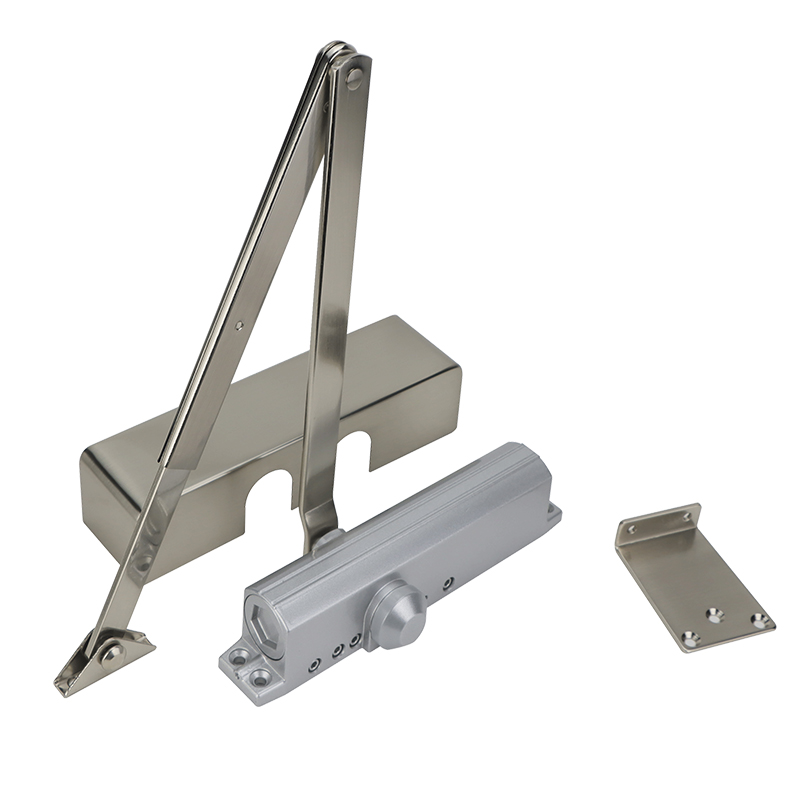 OUBAO 9000 Series adjustable power door closer with back check, delay action and hold-open option