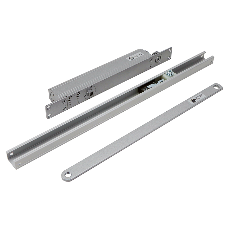 OUBAO T96 concealed cam door closer with hidden installation, light opening and optional hold-open arm