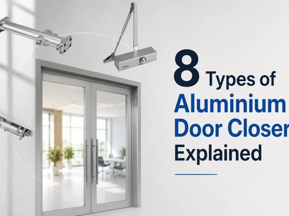 Types of aluminium door closers
