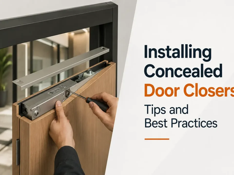 Concealed door closers best practices