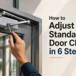 Steps for adjusting a door closer