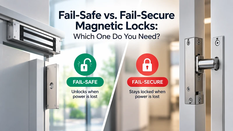 Fail-safe vs fail-secure magnetic locks