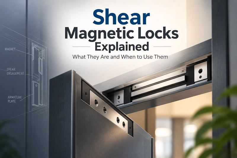 Shear magnetic locks