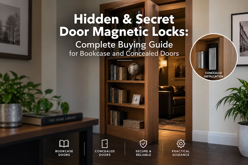 Hidden & secret door magnetic locks