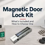 Magnetic door lock kit